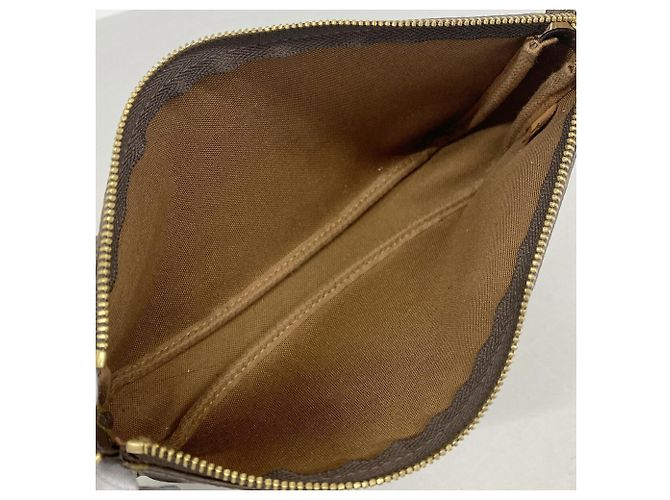 Louis Vuitton Monogram Pochette Accessoires Pouch Marrone - vista 4