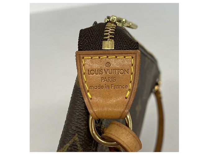 Louis Vuitton Monogram Pochette Accessoires Pouch Marrone - vista 5