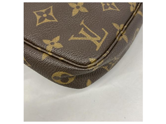 Louis Vuitton Monogram Pochette Accessoires Pouch Marrone - vista 6