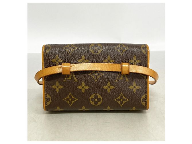 Louis Vuitton Monogram Pochette Florentine Fanny Pack Marrone - vista 9
