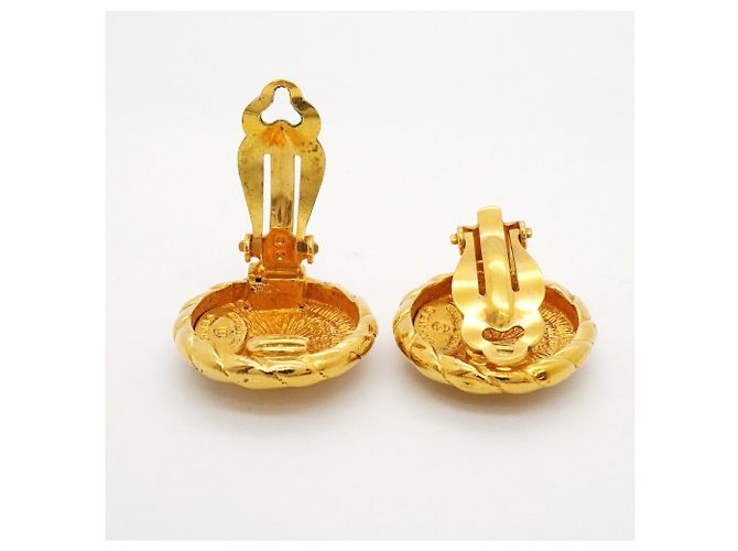 Orecchini a clip Chanel placcati oro D'oro - vista 3