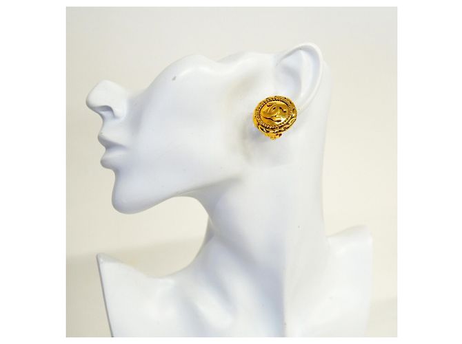 Orecchini a clip Chanel placcati oro D'oro - vista 5