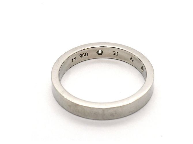 Cartier C de Ring aus Platin mit Diamant - Ansicht 4