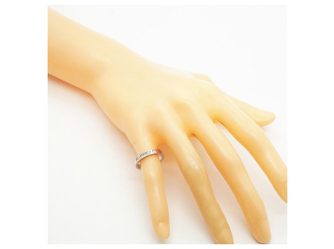 Cartier C de Ring aus Platin mit Diamant - Ansicht 7