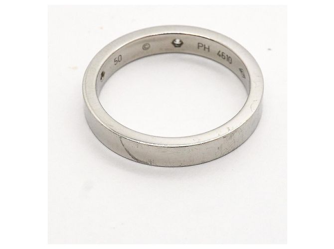 Cartier C de Ring aus Platin mit Diamant - Ansicht 8