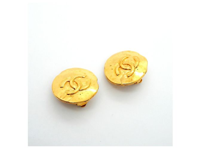 Orecchini a clip Chanel placcati oro D'oro - vista 2