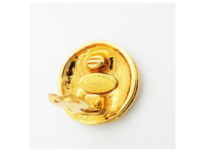 Orecchini a clip Chanel placcati oro D'oro - vista 4