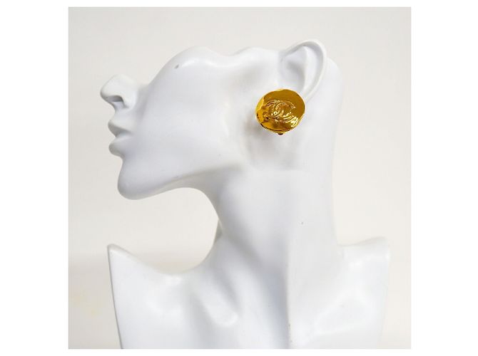 Orecchini a clip Chanel placcati oro D'oro - vista 5