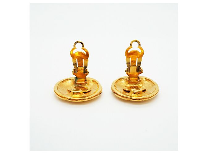 Orecchini a clip Chanel placcati oro D'oro - vista 7