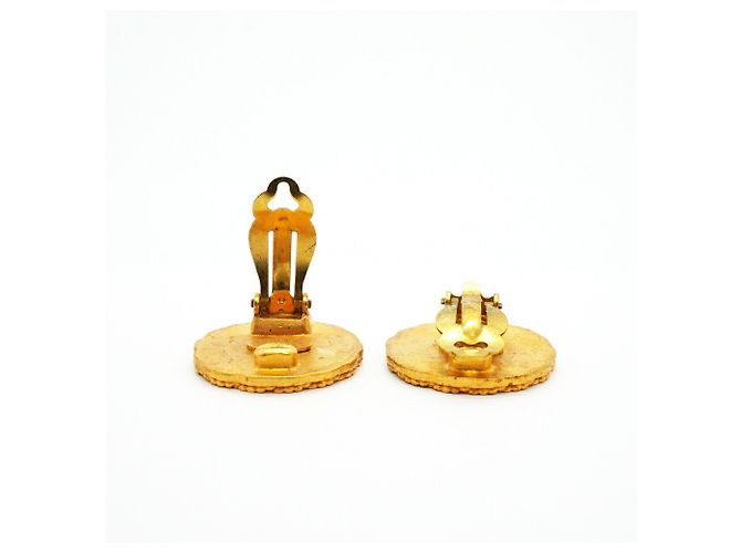 Orecchini a clip Chanel placcati oro D'oro - vista 3