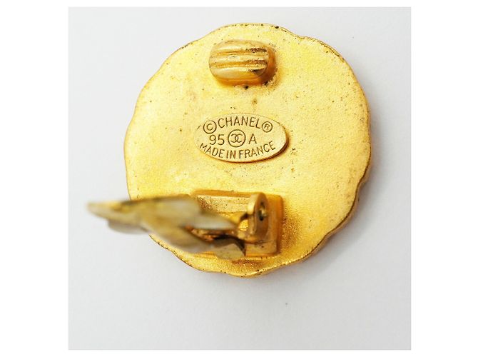 Orecchini a clip Chanel placcati oro D'oro - vista 4