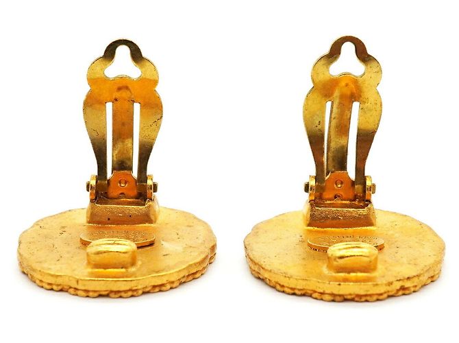 Orecchini a clip Chanel placcati oro D'oro - vista 6