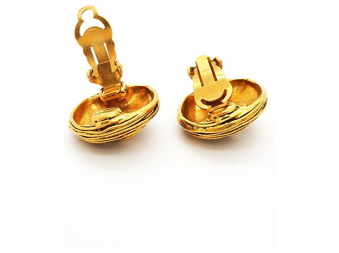 Orecchini a clip Chanel placcati oro D'oro - vista 3