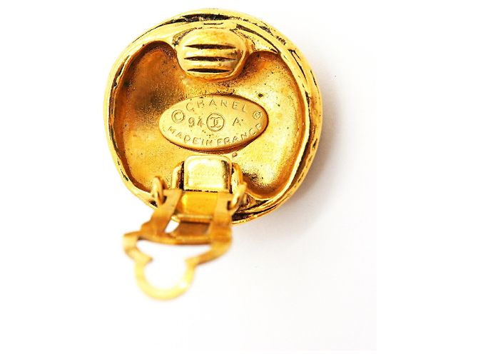 Orecchini a clip Chanel placcati oro D'oro - vista 4