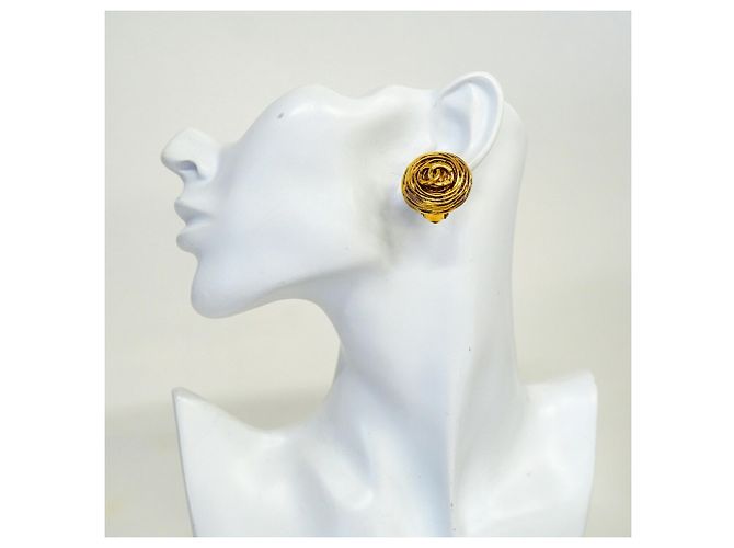 Orecchini a clip Chanel placcati oro D'oro - vista 5