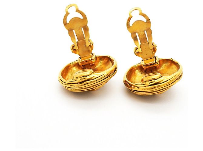 Orecchini a clip Chanel placcati oro D'oro - vista 6