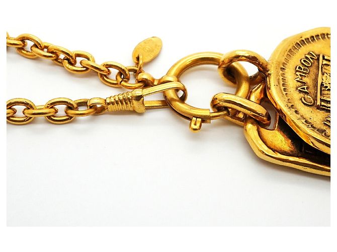 Collana Chanel placcata oro D'oro - vista 4