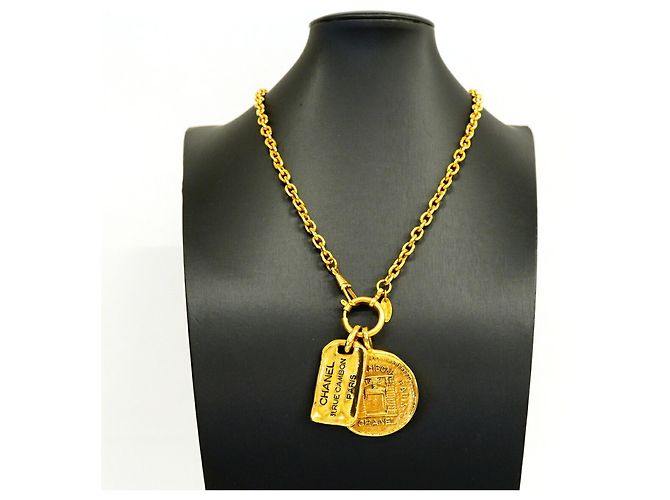 Collana Chanel placcata oro D'oro - vista 7