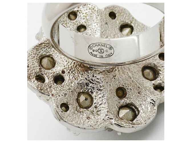 Chanel Camélia Bandring Silber - Ansicht 4