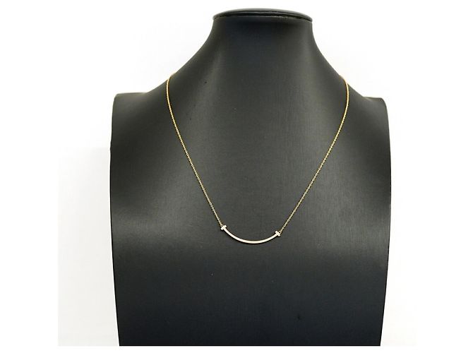Collana Tiffany & Co. T Smile Small in oro rosa 18K - vista 6