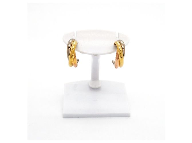 Orecchini Cartier Trinity in oro 18K - vista 2