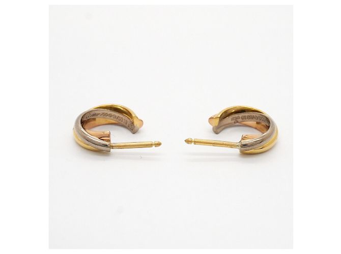 Orecchini Cartier Trinity in oro 18K - vista 3