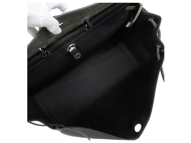 Hermès Bolsa Hermes Herbag Zip 50 Preto - vista 4