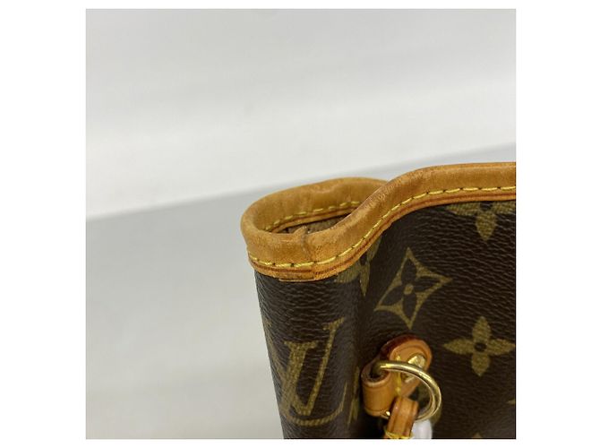 Borsa Tote Louis Vuitton Monogram Neverfull MM Marrone - vista 6