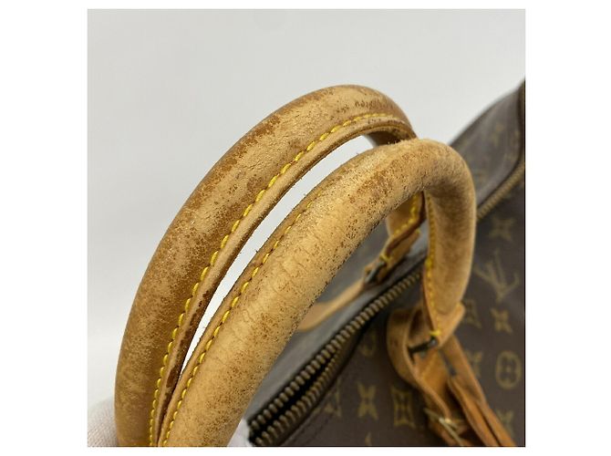 Louis Vuitton Monogram Keepall Bandoulière 55 Marrone - vista 10