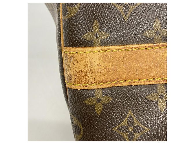 Louis Vuitton Monogram Keepall Bandoulière 55 Marrone - vista 5