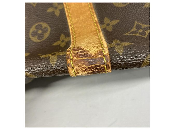 Louis Vuitton Monogram Keepall Bandoulière 55 Marrone - vista 6