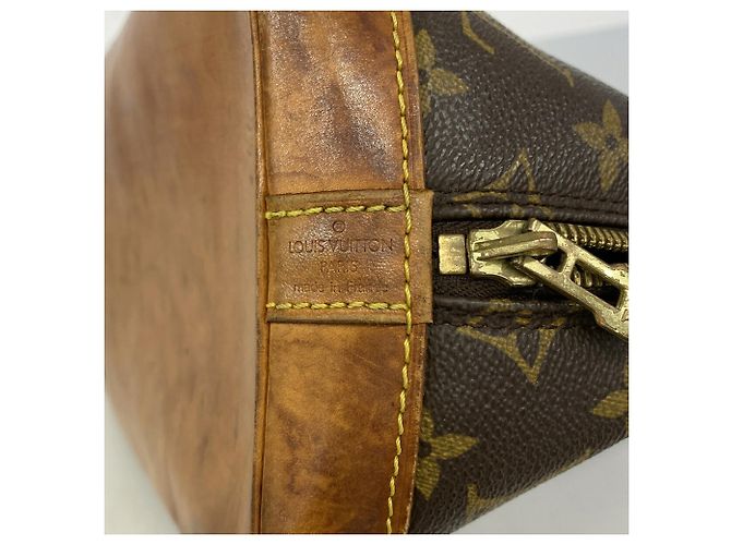 Borsa Louis Vuitton Alma Monogram Marrone - vista 5