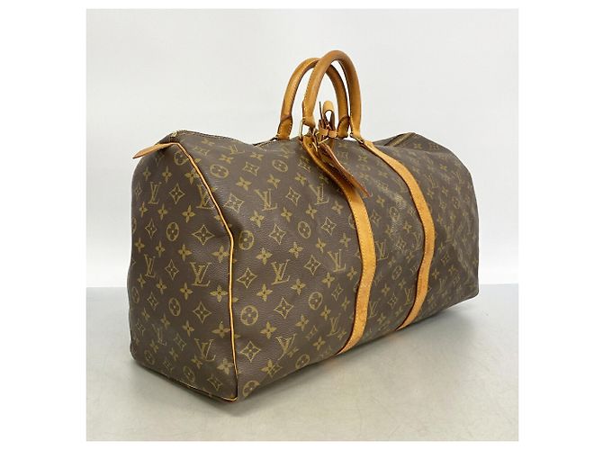 Borsa Boston Louis Vuitton Monogram Keepall 50 Marrone - vista 2