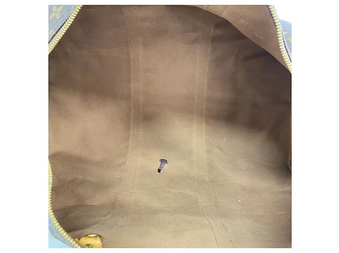 Borsa Boston Louis Vuitton Monogram Keepall 50 Marrone - vista 4