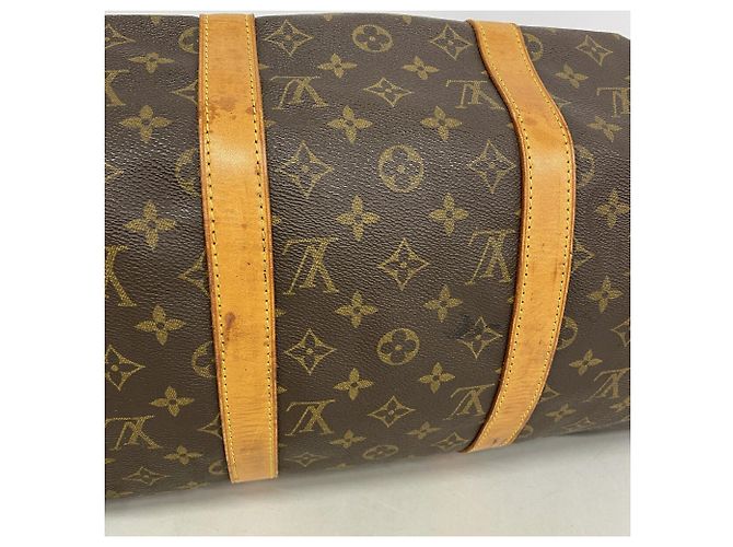 Borsa Boston Louis Vuitton Monogram Keepall 50 Marrone - vista 7