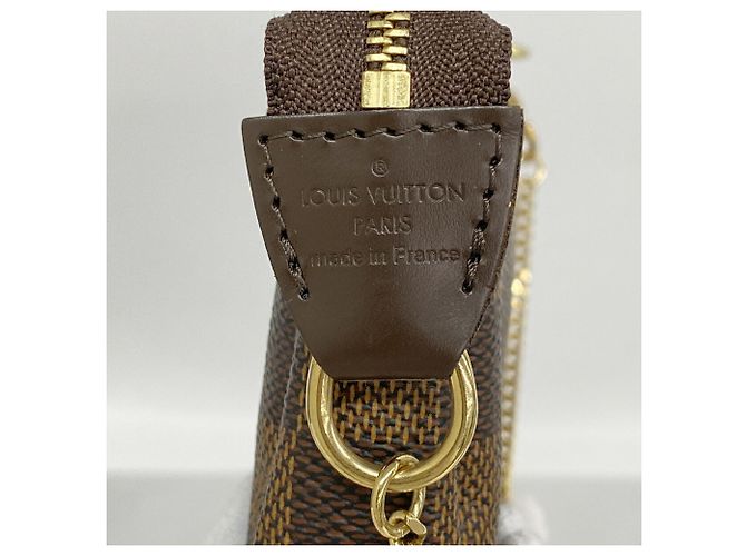 Louis Vuitton Damier Mini Pochette Accessoires Pouch Damier ebene - vista 5