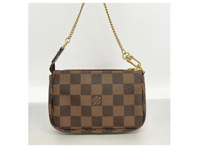 Louis Vuitton Damier Mini Pochette Accessoires Pouch Damier ebene - vista 7