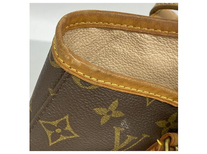 Saco Tote Louis Vuitton Monogram Bucket PM Marrom - vista 7