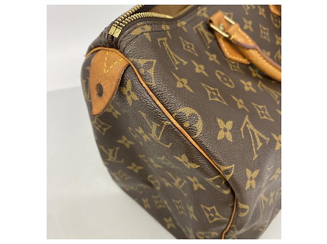 Borsa Louis Vuitton Monogram Speedy 40 Marrone - vista 11