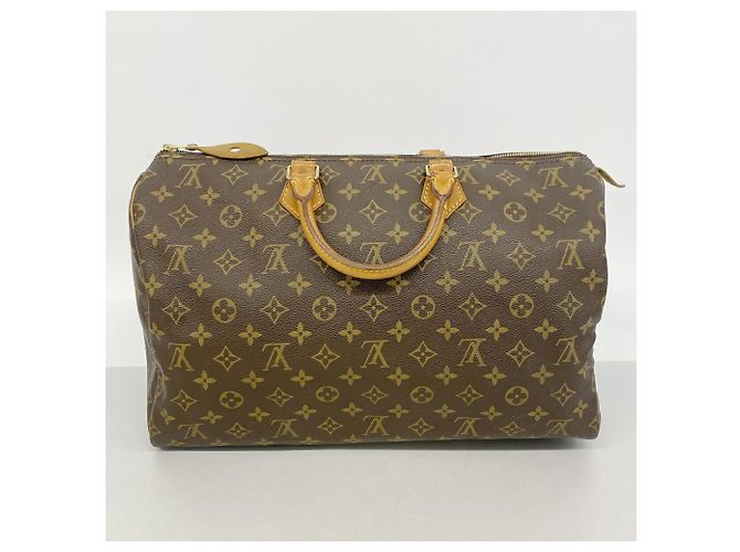 Borsa Louis Vuitton Monogram Speedy 40 Marrone - vista 12