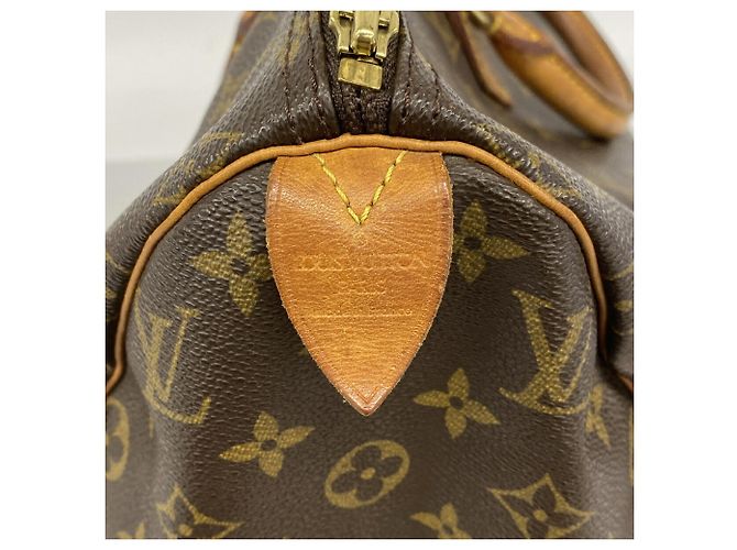 Borsa Louis Vuitton Monogram Speedy 40 Marrone - vista 5