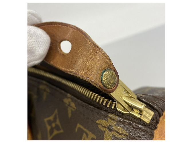 Borsa Louis Vuitton Monogram Speedy 40 Marrone - vista 8