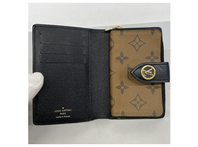 Louis Vuitton Monogram Giant Reverse Portefeuille Juliette Wallet Marrom - vista 3