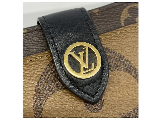 Louis Vuitton Monogram Giant Reverse Portefeuille Juliette Wallet Marrom - vista 7