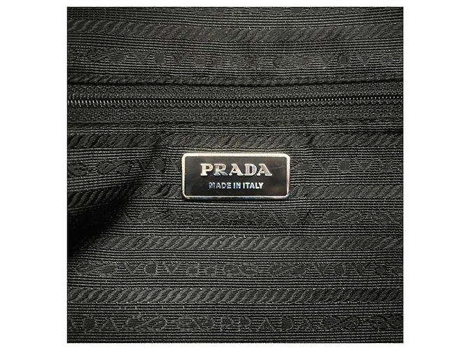 Borsa a tracolla Prada Saffiano Nylon Nero - vista 5