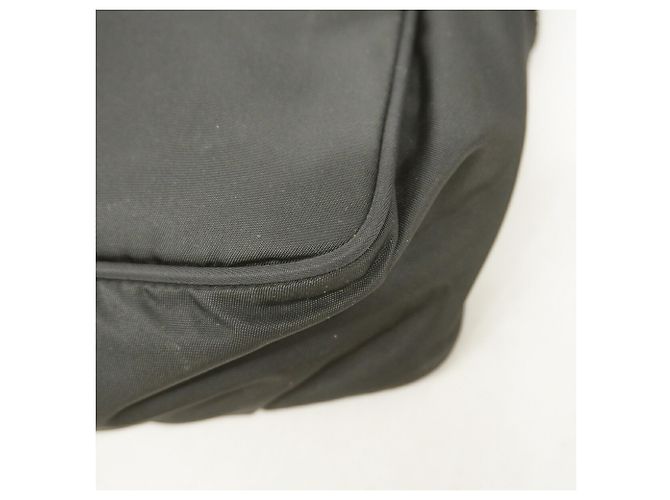Borsa a tracolla Prada Saffiano Nylon Nero - vista 8