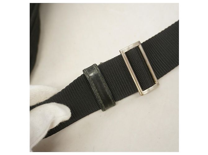 Borsa a tracolla Prada Saffiano Nylon Nero - vista 9