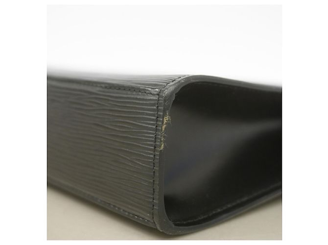 Borsa Louis Vuitton Epi Malzerbes M52372 Noir Nero - vista 6
