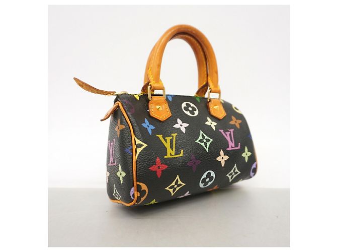 Borsa a mano Louis Vuitton Monogram Multicolor Mini Speedy Nero - vista 2