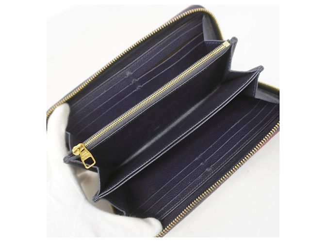 Louis Vuitton Monogram Empreinte Zippy Wallet Rot - Ansicht 3